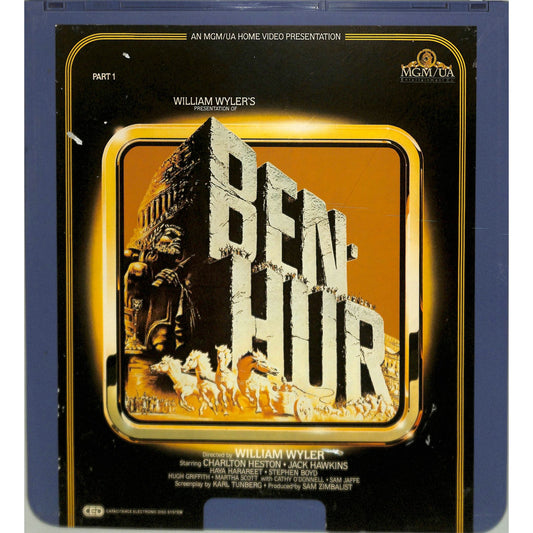 Ben-Hur (1959) Vintage Double CED Videodisc