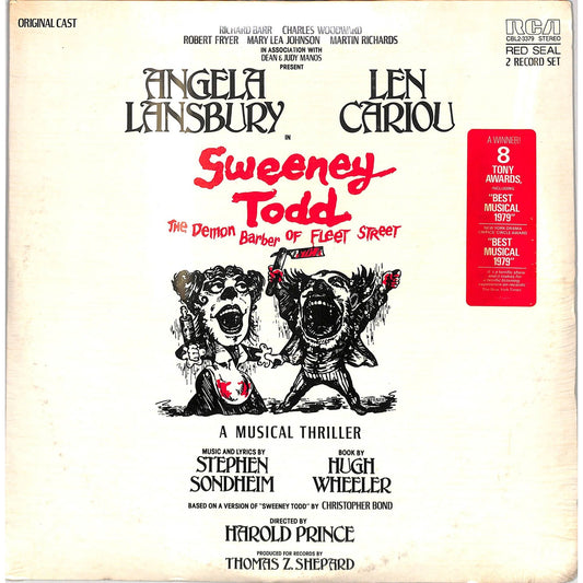 Stephen Sondheim - Sweeney Todd Soundtrack 2LP Vinyl Record CBL2-3379