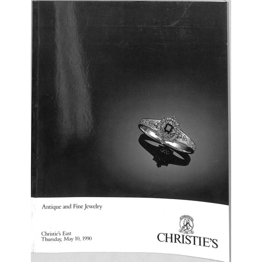 Christie's Antique and Fine Jewelry Auction Catalog May 10, 1990