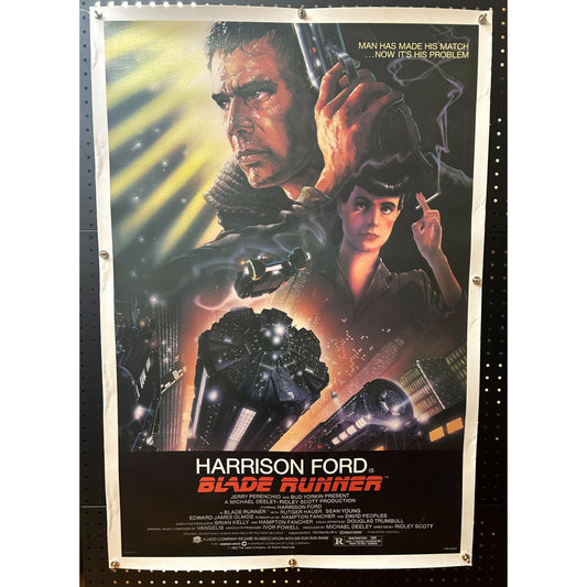Blade Runner (1982) Original Linenbacked Restored Studio-Style One-Sheet 27x41