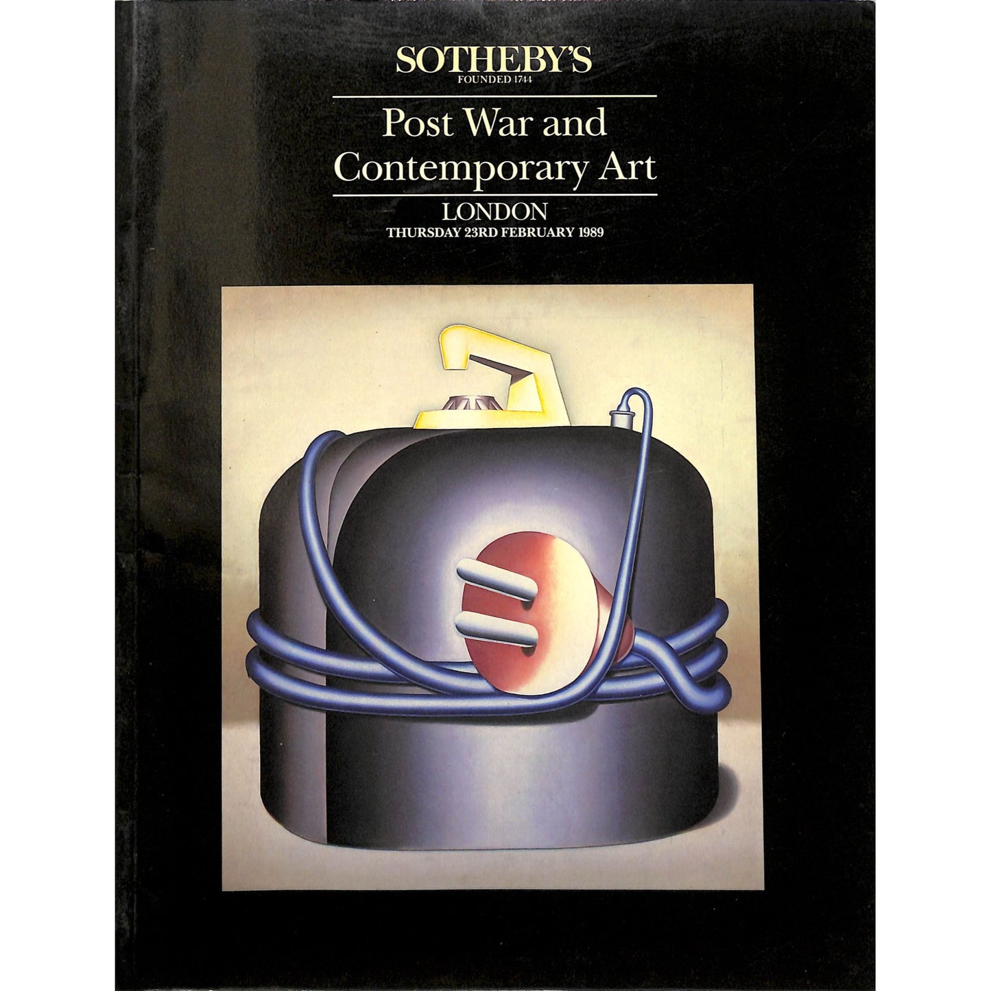 Sotheby's Post War & Contemporary Art Auction Catalog February 23, 1989