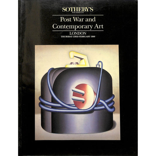 Sotheby's Post War & Contemporary Art Auction Catalog February 23, 1989