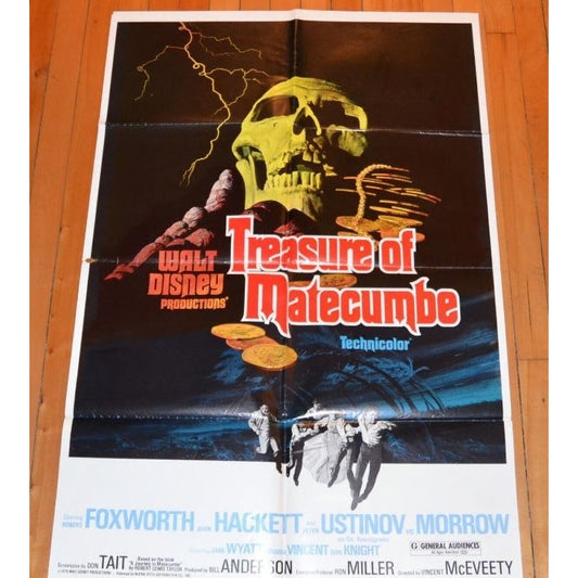 Treasure of Matecumbe (1976) Original Movie Poster Folded 27x41
