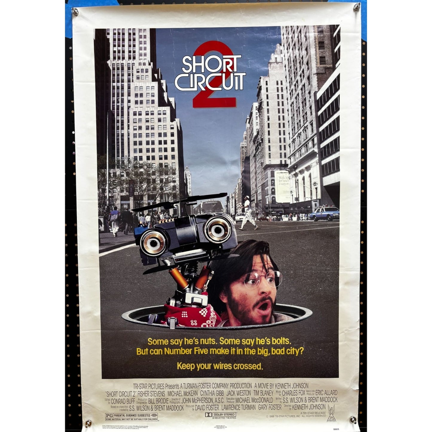 Short Circuit 2 (1988) Original Rolled Poster (27x41)