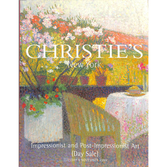 Christie's Impressionist Art Auction Catalog (Day Sale) November 9, 1999