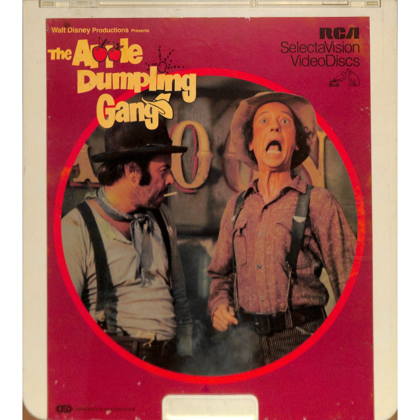 The Apple Dumpling Gang (1975) Vintage CED Videodisc TESTED WORKING