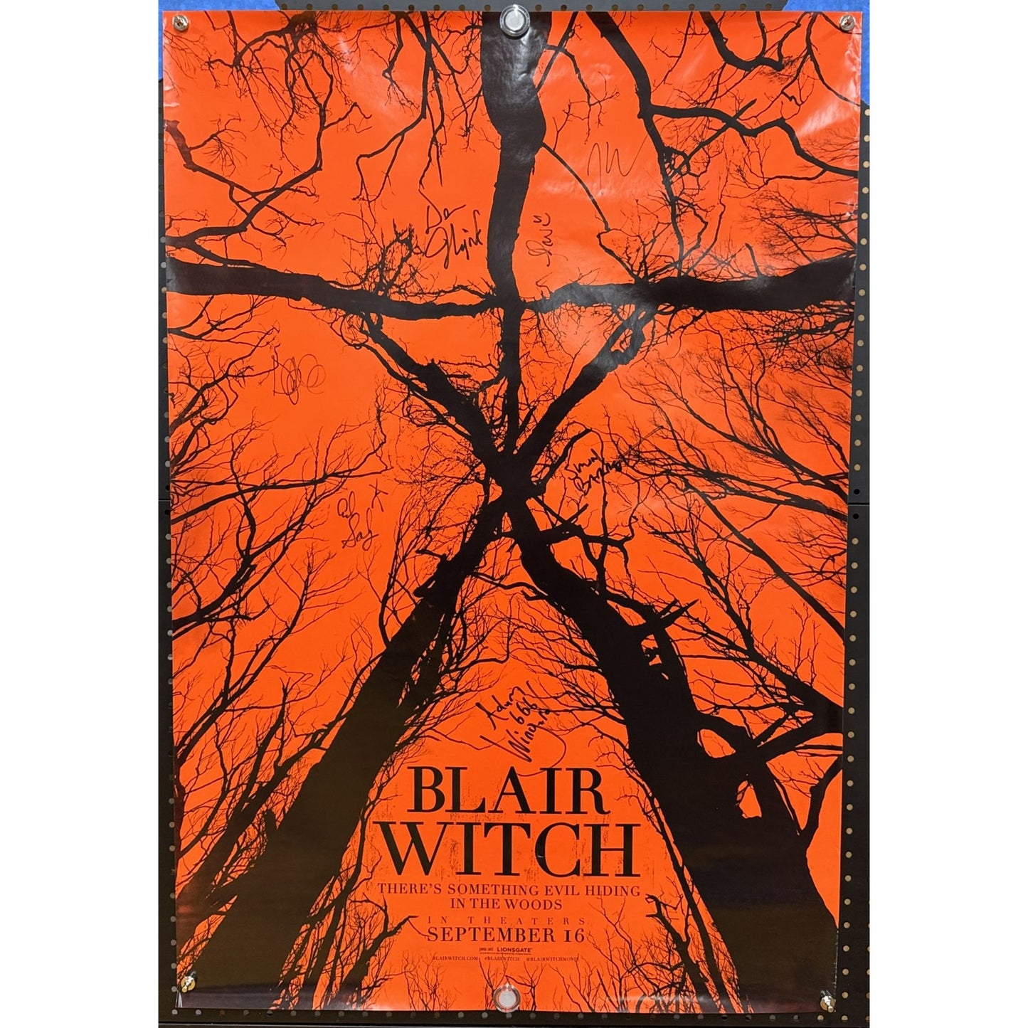 Blair Witch (2016) Signed Original Movie Poster 27x40