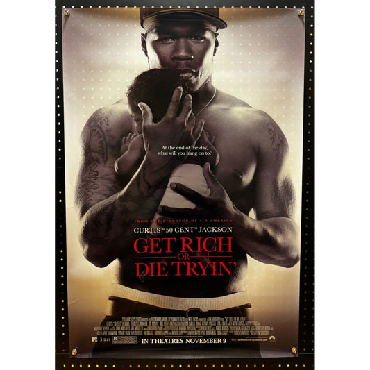 Get Rich or Die Trying (2005) Double-Sided, Original Rolled Poster 27x40