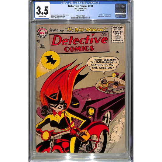 Detective Comics #233 (1956) CGC 3.5 Off-White Pages
