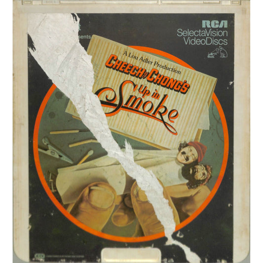 Up in Smoke (1978) Vintage CED RCA SelectaVision Videodisc TESTED WORKING