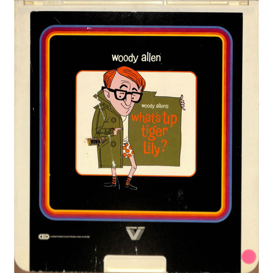 What's Up, Tiger Lily? (1966) Vintage CED Videodisc TESTED WORKING