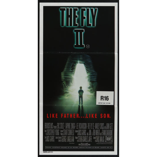 The Fly II (1989) Original Australian Daybill Poster Folded 13x26
