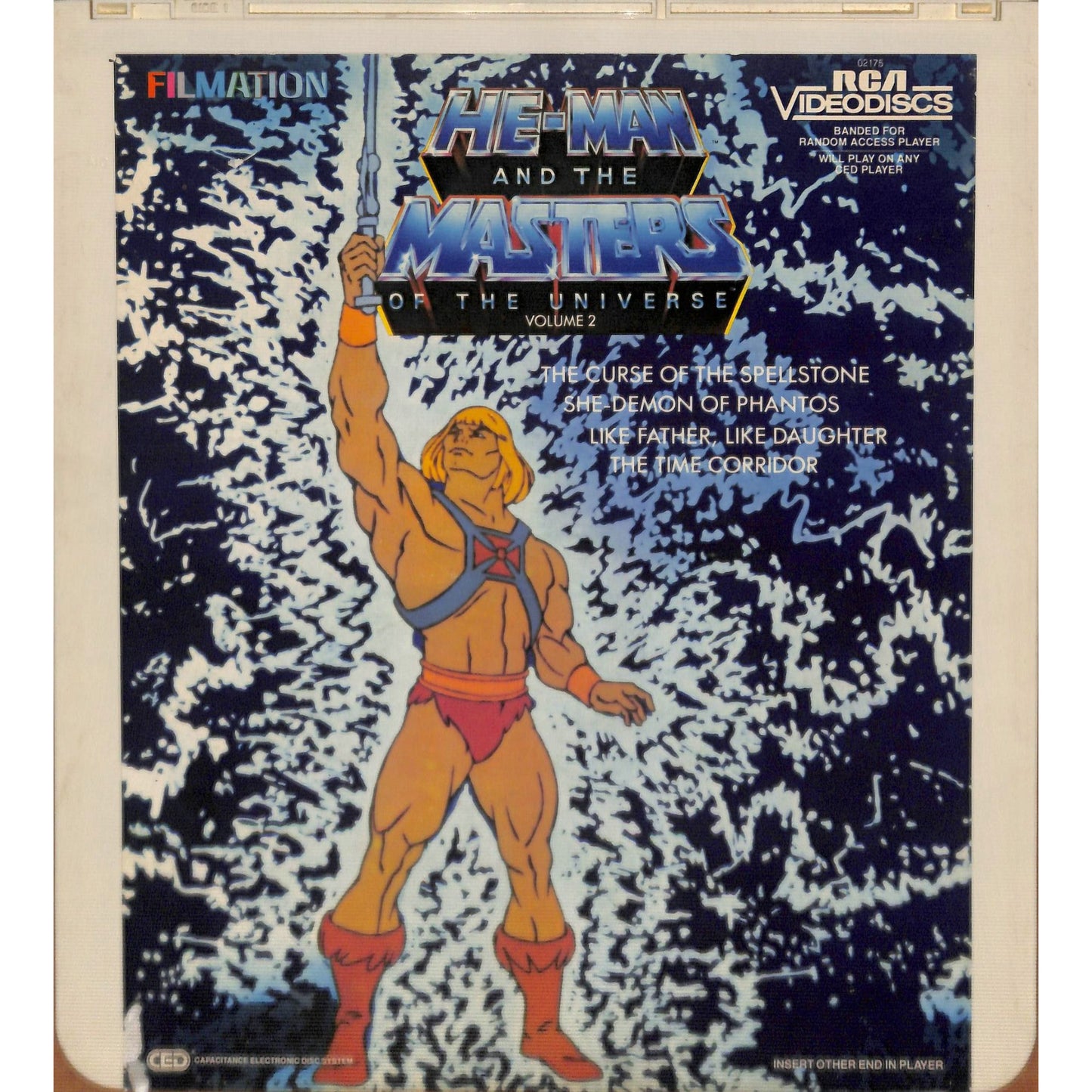 He-Man and the Masters of the universe Vol 2 (1983) CED RCA TESTED WORKING