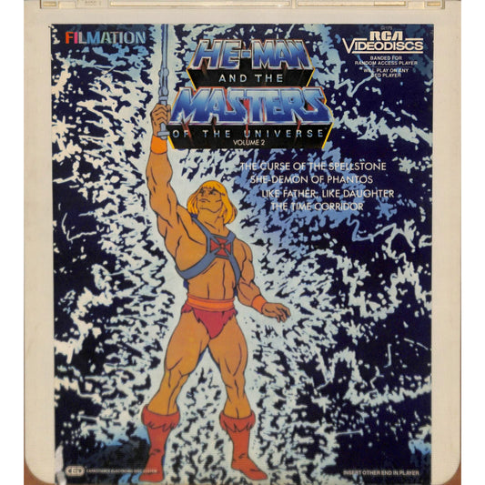 He-Man and the Masters of the universe Vol 2 (1983) CED RCA TESTED WORKING
