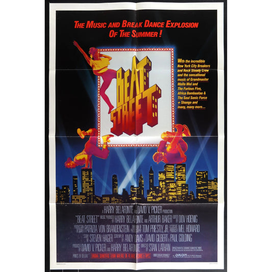 Beat Street (1984) Original Movie Poster Folded 27x40