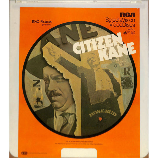 Citizen Kane (1941) Vintage CED RCA SelectaVision Videodisc TESTED WORKING