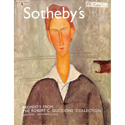 Sotheby's Robert C. Guccione Art Collection Auction Catalog November 5, 2002