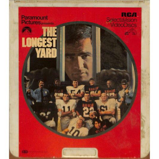 The Longest Yard (1974) Vintage RCA CED Videodisc TESTED WORKING
