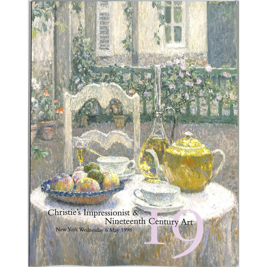 Christie's Impressionist & Nineteenth Century Art Auction Catalog May 6 1998
