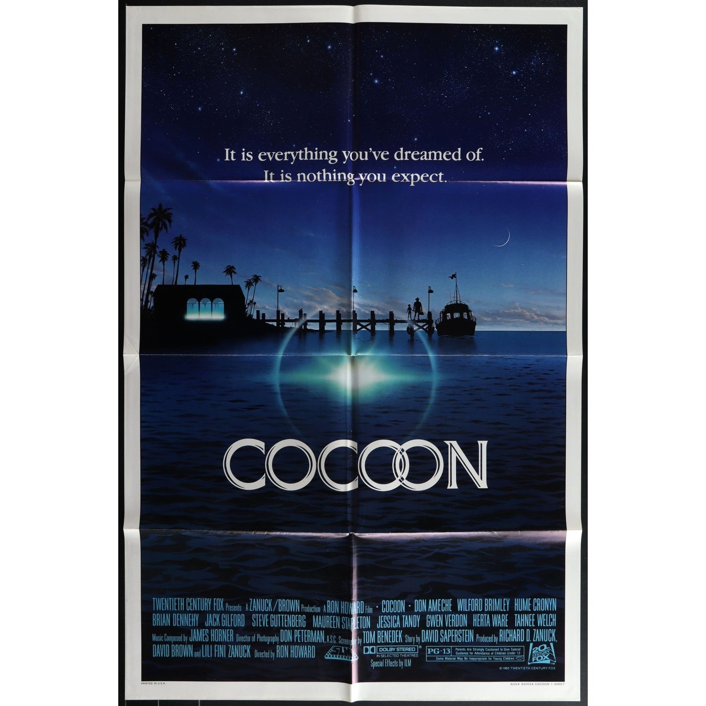 Cocoon (1985) Original Movie Poster Folded 27x41 EM8-454