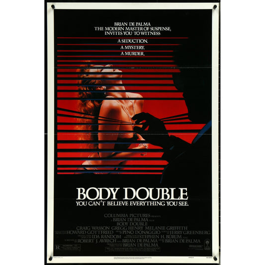 Body Double (1984) Original Movie Poster Folded 27x41
