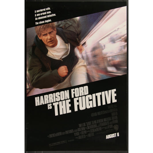 The Fugitive (1993) Original Movie Poster Rolled 27x40