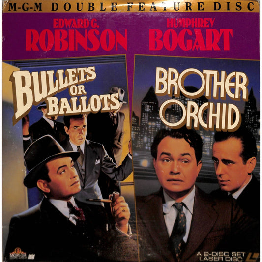 Bullets or Ballots/Brother Orchid MGM Double Feature Laserdisc (1993)