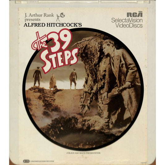 The 39 Steps (1935) Vintage CED RCA SelectaVision Videodisc TESTED WORKING