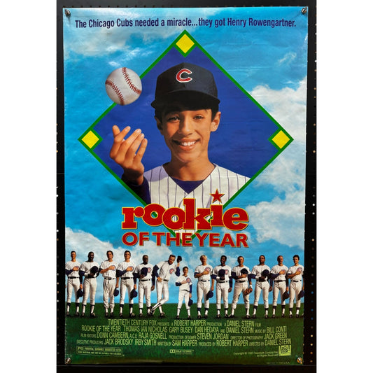 Rookie of the Year (1993) Double-Sided, Original Rolled Poster 27x40