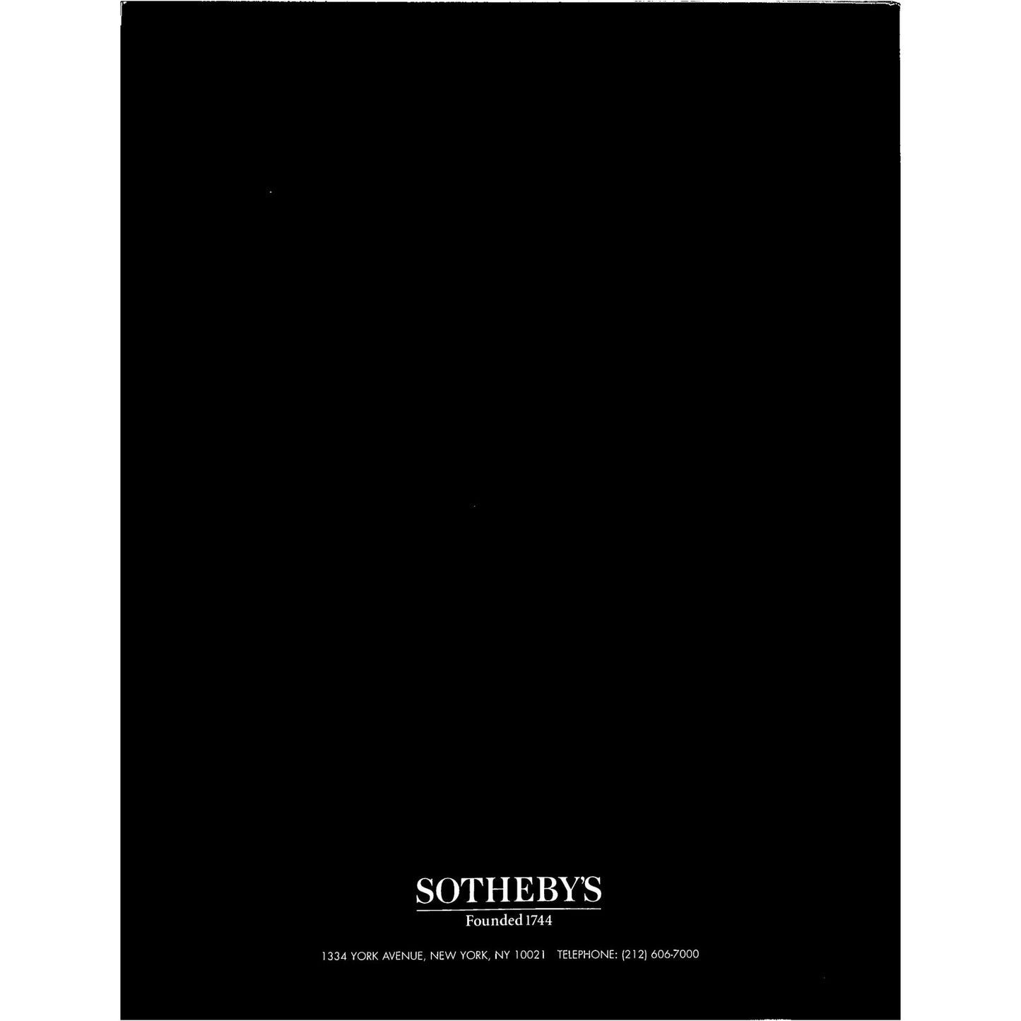 Sotheby's 27 Works From Morton G. Neumann Art Auction Catalog Nov 17, 1998