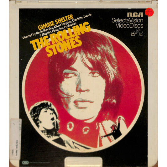 The Rolling Stones-Gimmie Shelter (1969) CED RCA SelectaVision TESTED WORKING