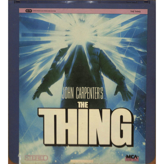 The Thing (1982) Vintage CED RCA SelectaVision Videodisc TESTED WORKING