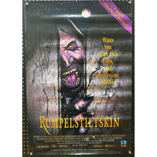 Rumpelstilskin (1996) Original Rolled Poster 27x40
