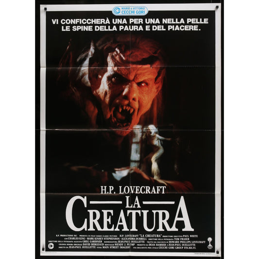 The Unnamable (1988) Original Italian 1P Movie Poster Folded 39x55