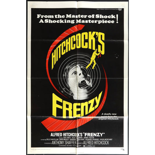 Frenzy (1972) Original Movie Poster Folded 27x41
