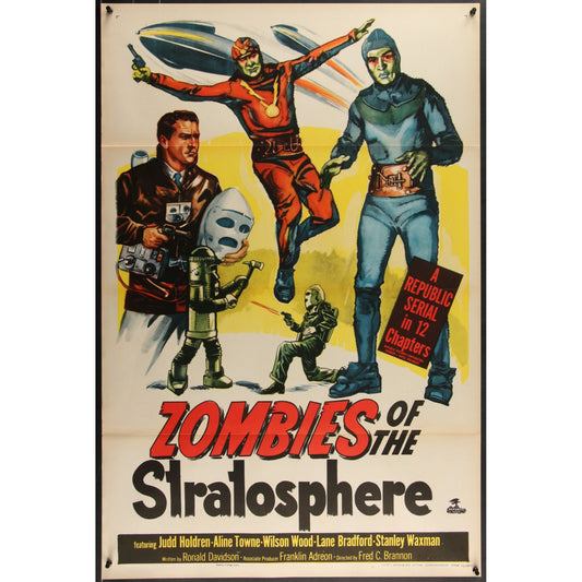 Zombies of the Stratosphere (1952) Original Movie Poster Rolled 27x41