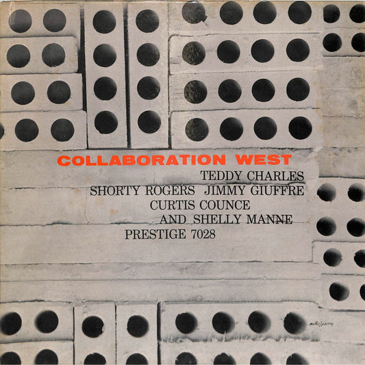 Teddy Charles - Collaboration West (1956) Vinyl Record PRLP 7028