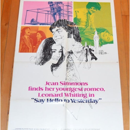 Say Hello to Yesterday (1971) Original Movie Poster Folded 27x41