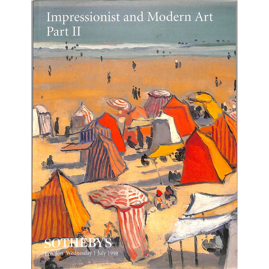 Sotheby's Impressionist & Modern Art Auction Catalog July 1, 1998