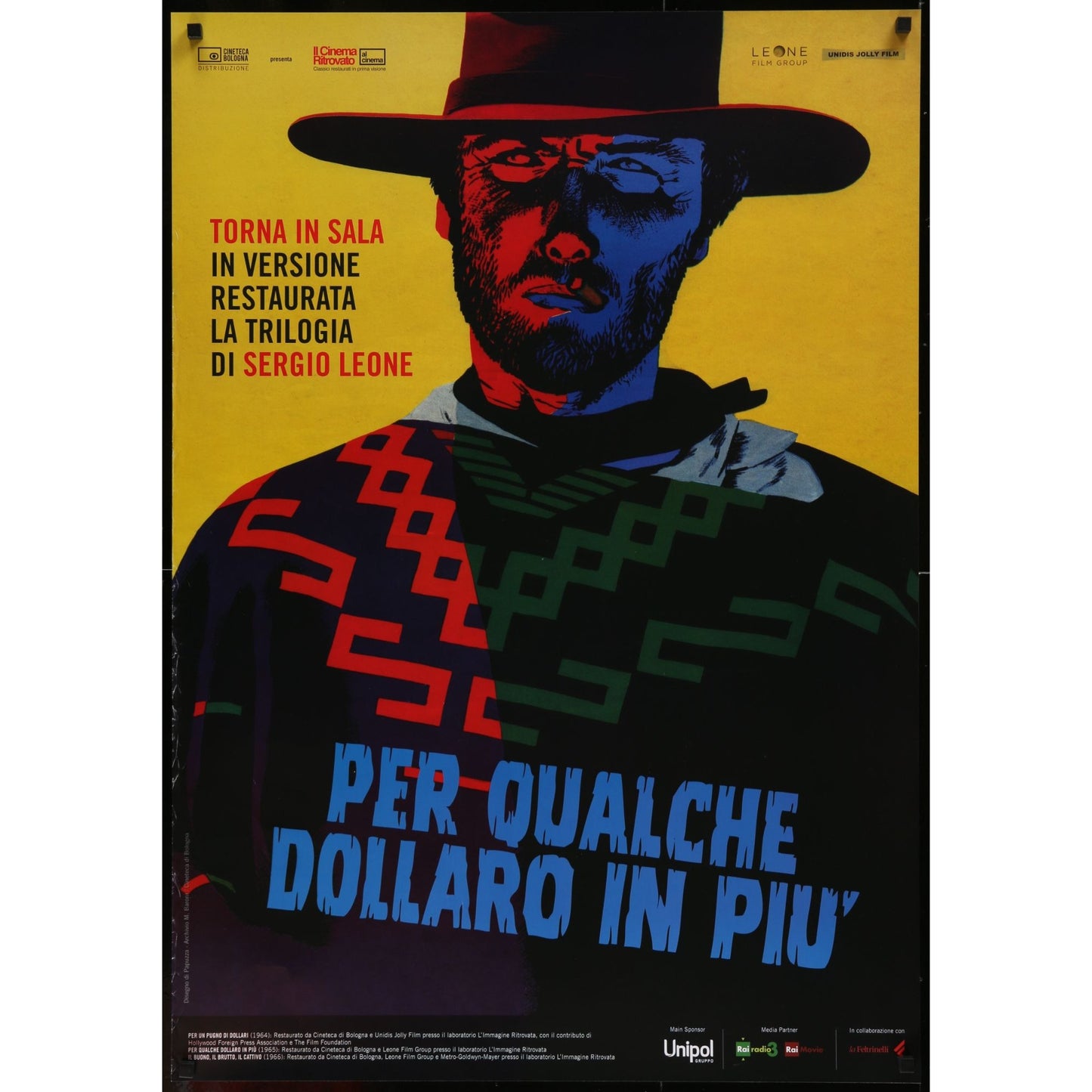 Per Qualche Dollaro In Piu (2014) Original Poster 27x38.5
