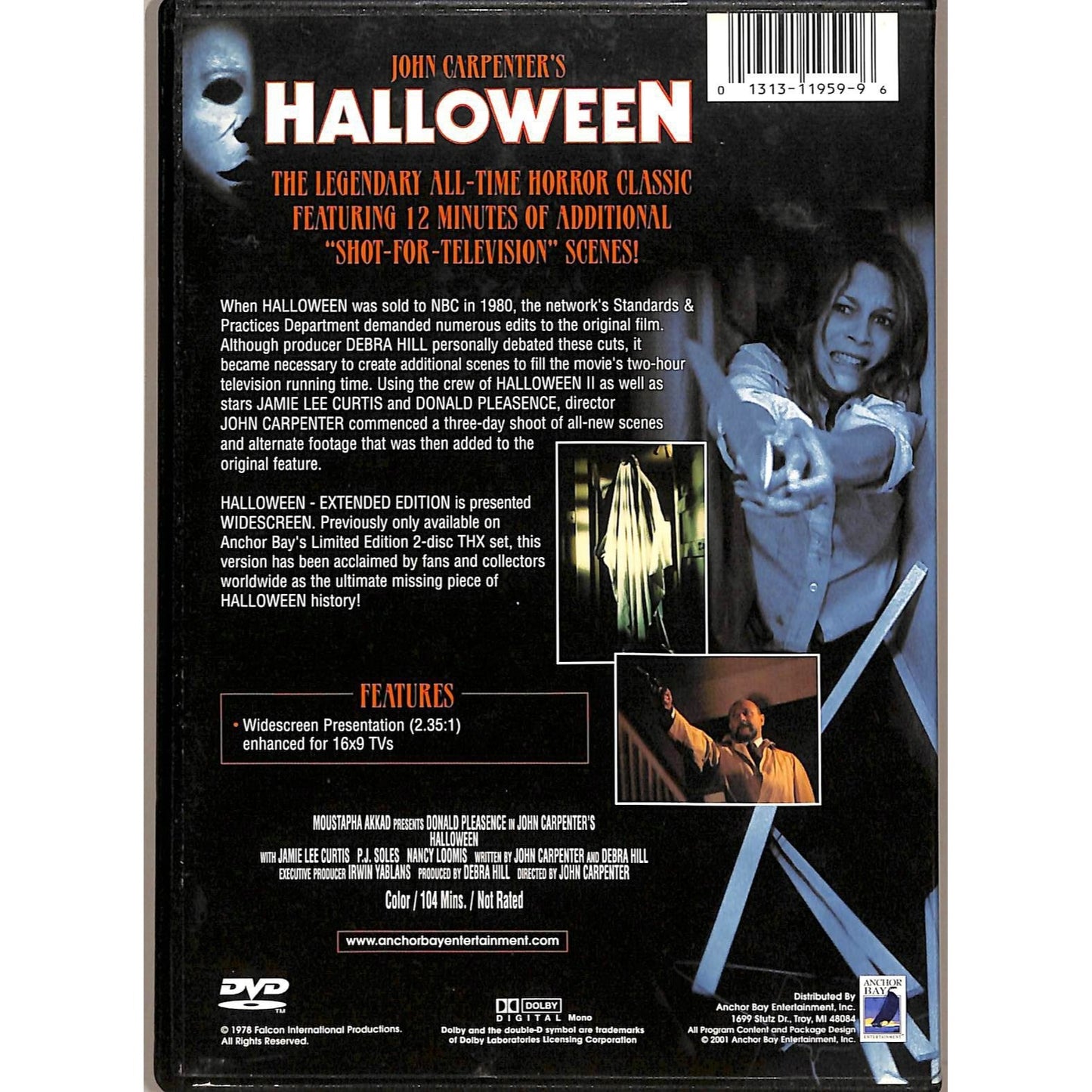 Halloween (1978) Special Extended Edition DVD