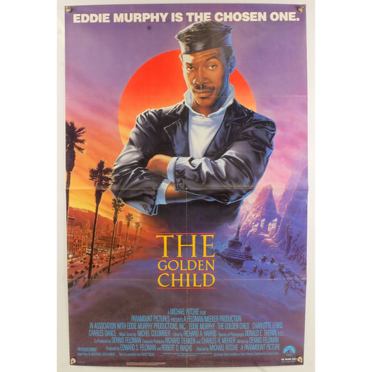 The Golden Child (1986) Original Movie Poster Folded 27x41