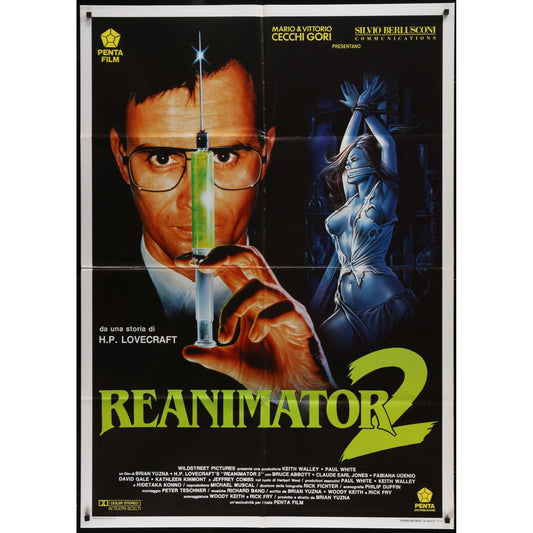 Bride of Re-Animator (1990) Original Italian 1P Movie Poster 39x55