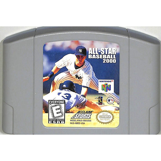 All-Star Baseball 2000 (1999) Nintendo 64 Cartridge + Manual