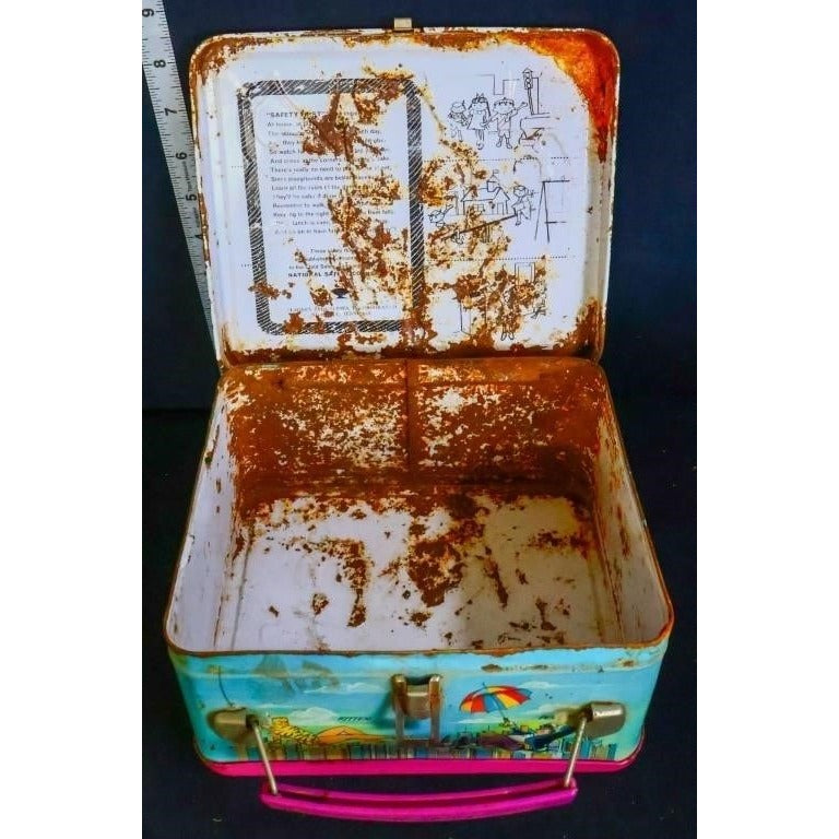 Vintage Metal Super Friends Lunchbox