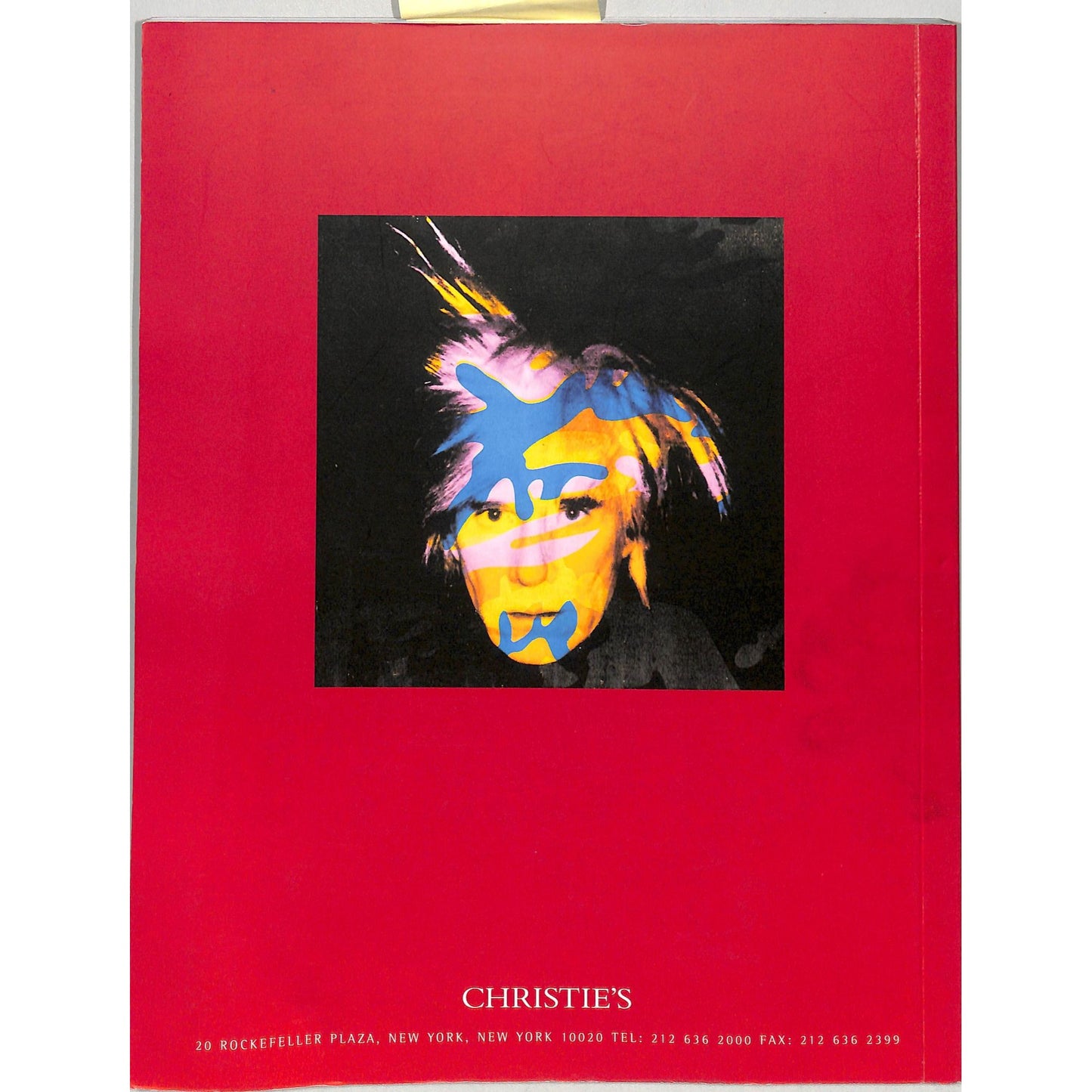 Christie's 20th Century Art Auction Catalog Evening sale November 9, 1999