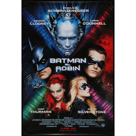 Batman & Robin (1997) Original Movie Poster Rolled 27x41