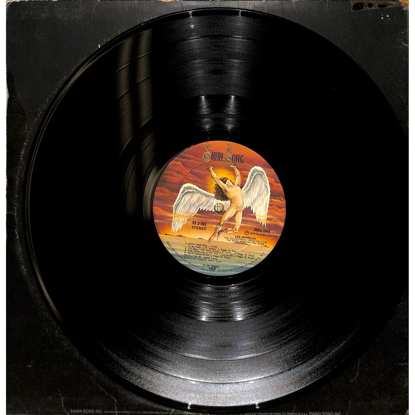 Led Zeppelin ‎- Soundtrack From The Film The Song Remains The Same Vinyl SS 2-202