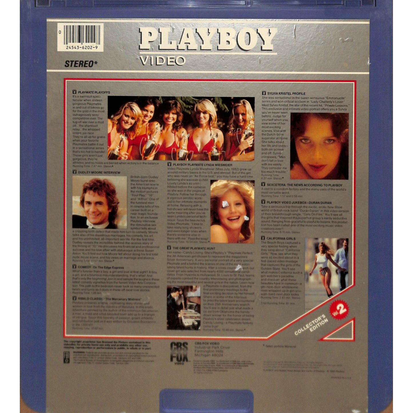 Playboy Collector's Edition Volume 2 (1983) Vintage CED Videodisc TESTED WORKING
