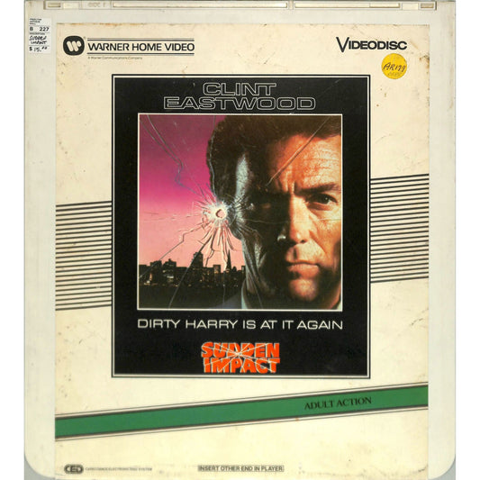 Sudden Impact (1983) Vintage CED Videodisc TESTED WORKING